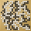 Board position at the end of game EGC 1976 - Round 2 - Game 4: Helmut Hasibeder vs Robert Rehm