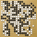 Board position at the end of game EGC 1976 - Round 4 - Game 2: Helmut Hasibeder vs Tony Goddard