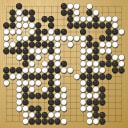 Board position at the end of game EGC 1976 - Round 4 - Game 3: Igor Bizjak vs Jon Diamond