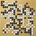 Board position at the end of game EGC 1976 - Round 4 - Game 1: Michael Katscher vs Patrick Merissert