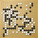 Board position at the end of game EGC 1976 - Round 5 - Game 3: Robert Rehm vs Michael Katscher