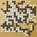 Board position at the end of game EGC 1976 - Round 6 - Game 3: Michael Katscher vs Jon Diamond