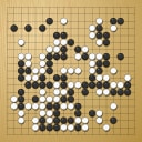 Board position at the end of game EGC 1976 - Round 7 - Game 1: Patrick Merissert vs Jon Diamond