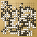 Board position at the end of game EGC 1976 - Round 7 - Game 2: Tony Goddard vs Michael Katscher