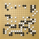 Board position at the end of game EGC 1976 - Round 8 - Game 3: Michael Katscher vs Cas Muller