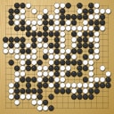 Board position at the end of game EGC 1976 - Round 8 - Game 4: Wolfgang Isele vs Helmut Hasibeder