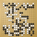 Board position at the end of game EGC 1976 - Round 9 - Game 4: Igor Bizjak vs Wolfgang Isele