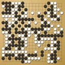 Board position at the end of game EGC 1976 - Round 9 - Game 2: Tony Goddard vs Robert Rehm