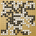 Board position at the end of game EGC 1977 - Round 1 - Game 1: Michael Katscher vs Wolfgang Isele