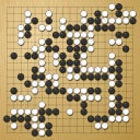 Board position at the end of game EGC 1977 - Round 3 - Game 1: Berndt Wolter vs Wolfgang Isele