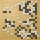 Board position at the end of game EGC 1977 - Round 9 - Game 3: Brian Castledine vs Ronald Schlemper