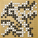 Board position at the end of game EGC 1979 - Round 2 - Game 1: Robert Rehm vs Juergen Mattern