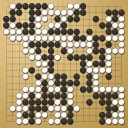 Board position at the end of game EGC 1981 - Round 9 - Game 2: Robert Rehm vs Cas Muller