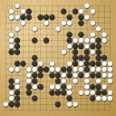 Board position at the end of game EGC 1984 - Round 7 - Game 1: Egbert Rittner vs Robert Rehm