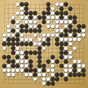 Board position at the end of game EGC 1984 - Round 4 - Game 1: Jong-Su Yoo vs Tay-You Hong