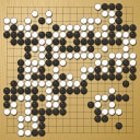 Board position at the end of game EGC 1984 - Round 2 - Game 1: Matthew Macfadyen vs Pierre Colmez