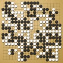 Board position at the end of game EGC 1985 - Round 3 - Game 1: Matthew Macfadyen vs Ronald Schlemper