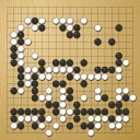 Board position at the end of game EGC 1987 - Round 3 - Game 1: Gilles Zemor vs Frank Janssen