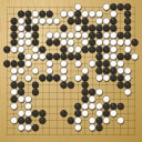 Board position at the end of game EGC 1987 - Round 2 - Game 1: Matthew Macfadyen vs Alexej Lazarev