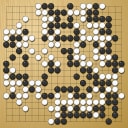 Board position at the end of game EGC 1992 - Round 6 - Game 1: Geert Groenen vs Alexej Lazarev