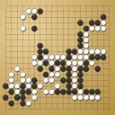 Board position at the end of game EGC 1992 - Round 2 - Game 3: A Grant vs W Hofman