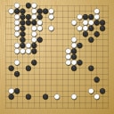 Board position at the end of game EGC 1992 - Round 7 - Game 4: Jannik Rasmussen vs N Van Diepen