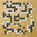 Board position at the end of game EGC 1992 - Round 7 - Game 3: Matti Siivola vs V Bro-Jorgensen