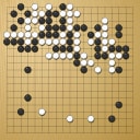 Board position at the end of game EGC 1992 - Round 8 - Game 2: Denis Feldmann vs Matthew Macfadyen