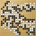 Board position at the end of game EGC 1992 - Round 8 - Game 8: T Dinh vs F Dzaebel