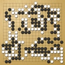 Board position at the end of game EGC 2003 - Round 9 - Game 2: Bi Jang vs Sung-kyun Pak