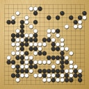 Board position at the end of game EGC 2004 - Round 9 - Game 1: Alexandr Dinerstein vs Catalin Taranu