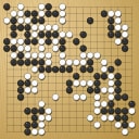 Board position at the end of game EGC 2005 - Round 8 - Game 1: Svetlana Shikshina vs Laurent Heiser