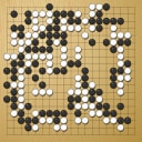 Board position at the end of game EGC 2007 - Round 4 - Game 2: Ilja Shikshin vs Seok-bin Cho