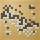 Board position at the end of game EGC 2007 - Round 4 - Game 3: Robert Jasiek vs T Mark Hall