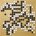 Board position at the end of game EGC 2009 - Round 10 - Game 1: Javier-Aleksi Savolainen vs Alexandr Dinerstein