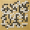 Board position at the end of game EGC 2009 - Round 9 - Game 1: Catalin Taranu vs Alexandr Dinerstein
