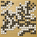 Board position at the end of game EGC 2009 - Round 2 - Game 2: Csaba Mero vs In-seong Hwang