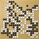 Board position at the end of game EGC 2009 - Round 3 - Game 1: Eunkuk Kim vs Catalin Taranu