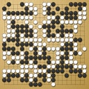 Board position at the end of game EGC 2009 - Round 3 - Game 3: Joon-sang Kim vs Chi Min Oh