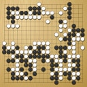 Board position at the end of game EGC 2009 - Round 4 - Game 1: Sang-youn Jun vs Eunkuk Kim