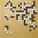 Board position at the end of game EGC 2009 - Round 6 - Game 2: Cristian Pop vs Joon-sang Kim
