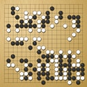 Board position at the end of game EGC 2009 - Round 8 - Game 2: Motoki Noguchi vs In-seong Hwang