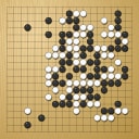 Board position at the end of game EGC 2010 - Round 1 - Game 1: Antti Tormanen vs Ilja Shikshin