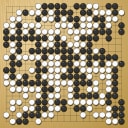 Board position at the end of game EGC 2010 - Round 1 - Game 2: Cornel Burzo vs Alexandr Dinerstein