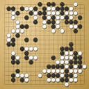 Board position at the end of game EGC 2010 - Round 10 - Game 1: Ilja Shikshin vs Alexandr Dinerstein