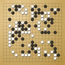 Board position at the end of game EGC 2010 - Round 9 - Game 1: Artem Kachanovskyj vs Ali Jabarin