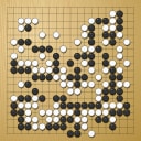 Board position at the end of game EGC 2011 - Round 3 - Game 2: Catalin Taranu vs Alexandr Dinerstein