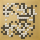 Board position at the end of game EGC 2011 - Round 2 - Game 4: Alexandr Dinerstein vs Dmytro Bohatskyi