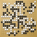 Board position at the end of game EGC 2011 - Round 2 - Game 2: Naoyuki Kai vs Catalin Taranu