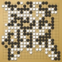 Board position at the end of game EGC 2012 - Round 4 - Game 2: Cornel Burzo vs Pei Zhao